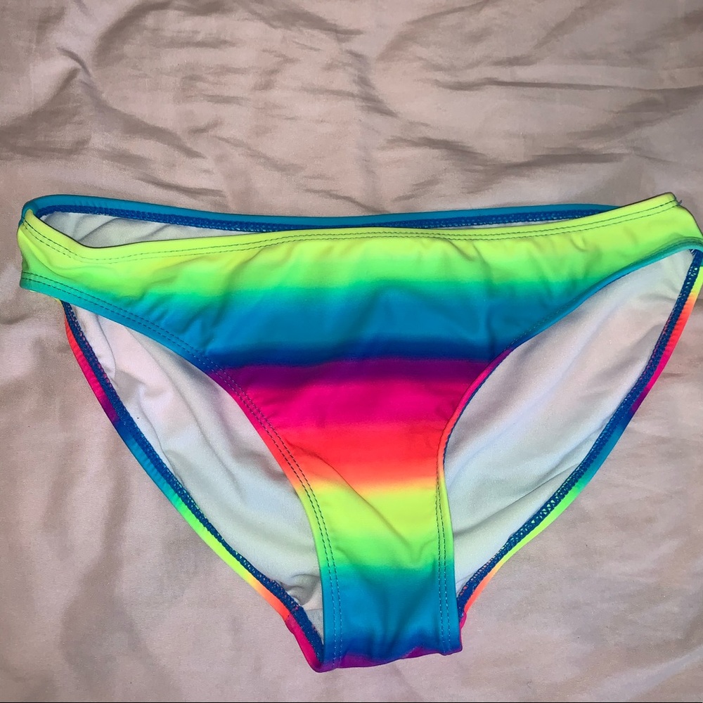 rainbow bikini bottoms